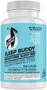 Sleep Buddy Nighttime Sleep Aid – Κάψουλες Vegan με μελατονίνη, GABA, L-Tryptophan, Ashwagandha & Lemon Balm – Μη-Habit Forming, Plant-based Sleep Support – 60 Count (30 Services)