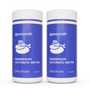 UpNourish Chelated Magnesium Glycinate 500mg Κάψουλες - Χηλικό μαγνήσιο για υψηλή απορρόφηση - Pure Magnesium Supplement for Calm, Leg Cramps, Muscle Relaxation 480 Κάψουλες