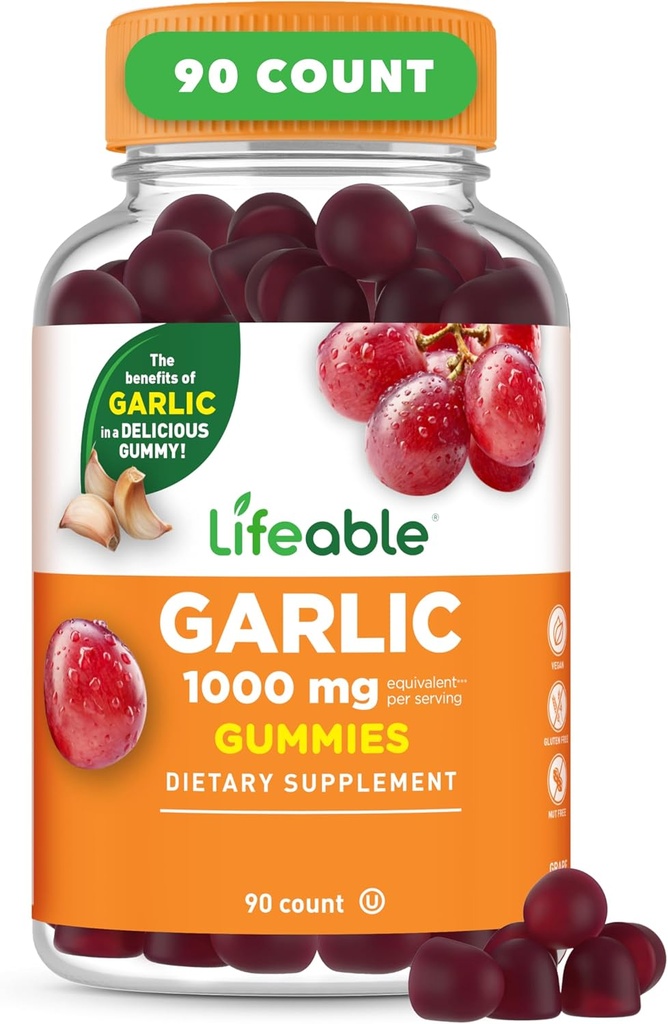 Ζωηρό συμπλήρωμα σκόρδο Gummies 