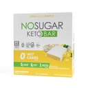 No Sugar Keto Bar Snacks - Lemon Meringue Flavor - Low Carb No Sugar Keto Snack Food Bar with Keto Friendly Macros, 0g Net carb, 7g Plant Based Protein, 8g Healthy Fat, Sugar Free (0g) - 12 Bars