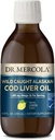 Δρ. Mercola Wild Caught Alaska Cod Liver Oil, 6.8 Fl. Oz. (200 mL), 40 εξυπηρετούν, 1.000 mg Omega-3s ανά υπηρεσία, συμπλήρωμα διατροφής, υποστηρίζει τον εγκέφαλο και γνωστική λειτουργία, μη GMO, MSC Certified