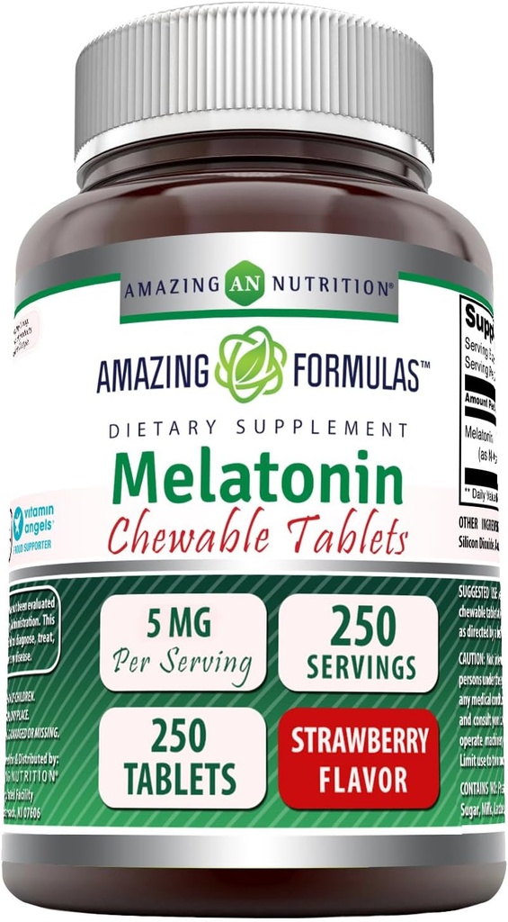 Amazing Formulas Melatonin Chewable Supplement 