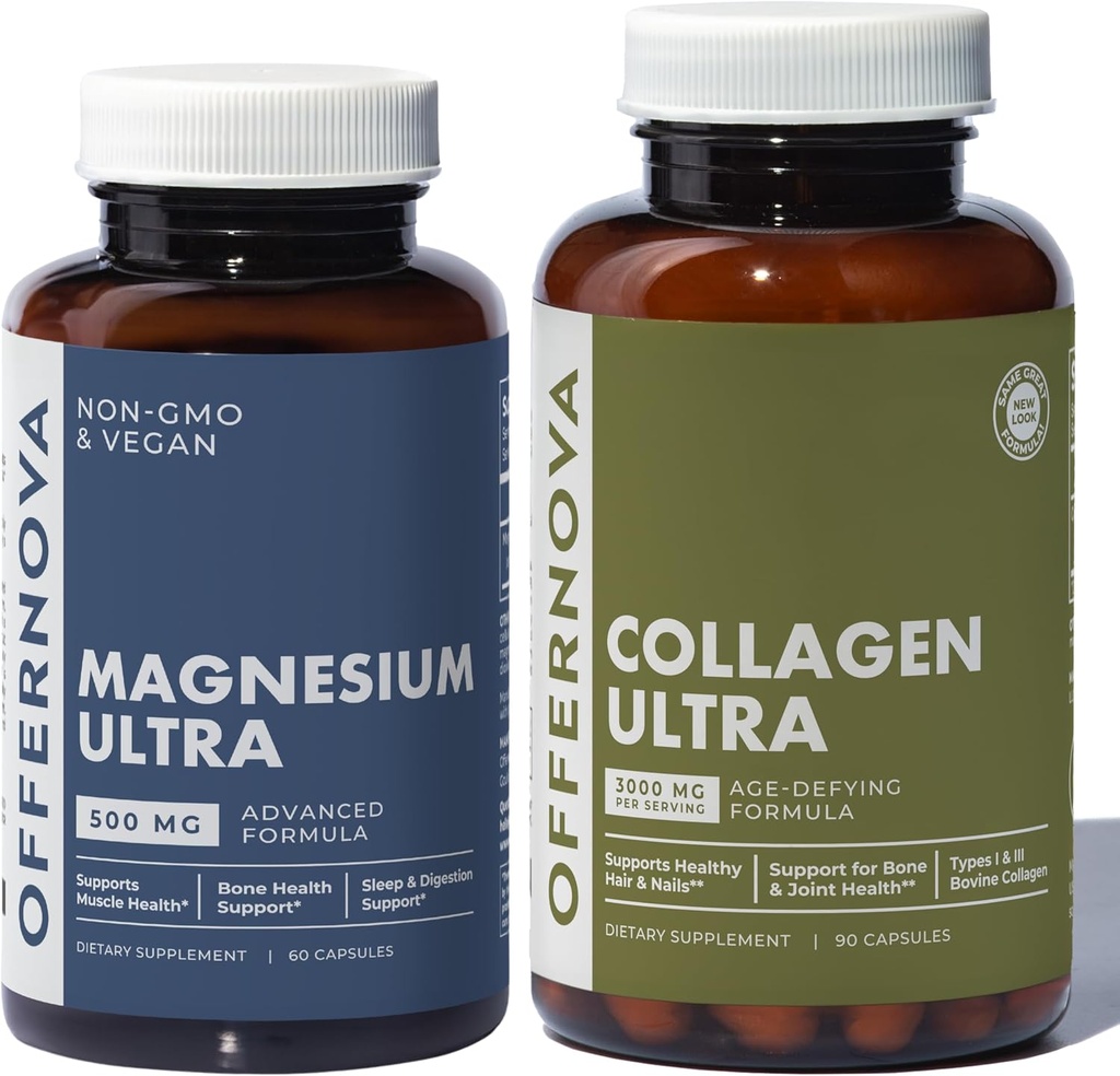 Offernova Ηρεμία & Επισκευή Duo Collagen Ultra + Μαγνήσιο Ultra Duo