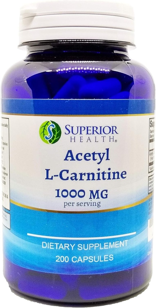 Superior Υγεία L- Καρνιτίνη 200 Καψάκια - 500mg ανά Καψάκιο