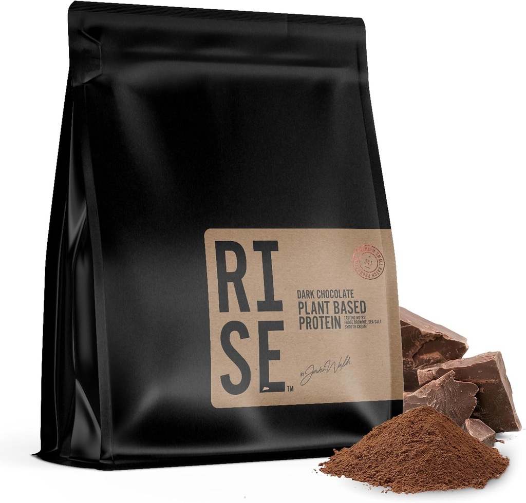 Plant-Based Protein Powder for Men and Women – 30g Complete Plant Protein and 3g Leucine, Zero Bloat, Gourmet Cocoa, Smooth Texture, Dark Chocolate, 15 Servings