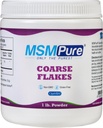 KALA ΥΓΕΙΑ MSMPure Coarse MSM Powder Fleakes – US-Made MSM για κοινή υγεία, εμφάνιση του δέρματος, και Hair & Nail Support – 1 LB, Βιολογικό Sulfur
