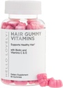 Βιταμίνες μαλλιών Gummies - Βιοτίνη 5000 mcg με βιταμίνη Ε, C & ψευδάργυρο, Βιταμίνες ανάπτυξης μαλλιών για γυναίκες & άνδρες - Ισχυρότερη, Όμορφη μαλλιά, δέρμα & νύχια συμπλήρωμα, μη-GMO & Gluten-free - 60 Gummy Bears