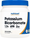 Nutricost Κάλιο διττανθρακική σκόνη 2 LB - Χωρίς γλουτένη, μη ΓΤΟ