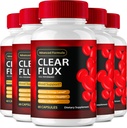 Clear Flux συμπλήρωμα, Super Boost Clear Flux συμπλήρωμα, Clear Flux χάπια, επίσημη Φόρμουλα, Premium υποστήριξη για τη διατήρηση σταθερών επιπέδων & υγιή κυκλοφορία, Clear Flux Υγεία Κριτικές (5 πακέτο)