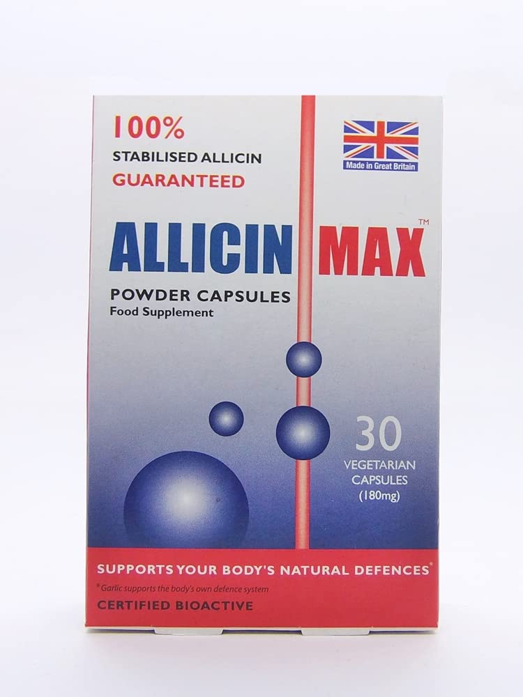 Allicin Max 30 Veg Caps (Συσκευασία 2- 60 καψακίων)