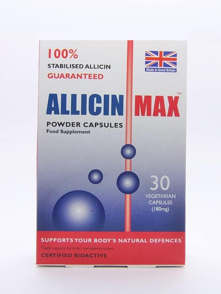 Allicin Max 30 Veg Caps (Pack of 2-60 Capsules)