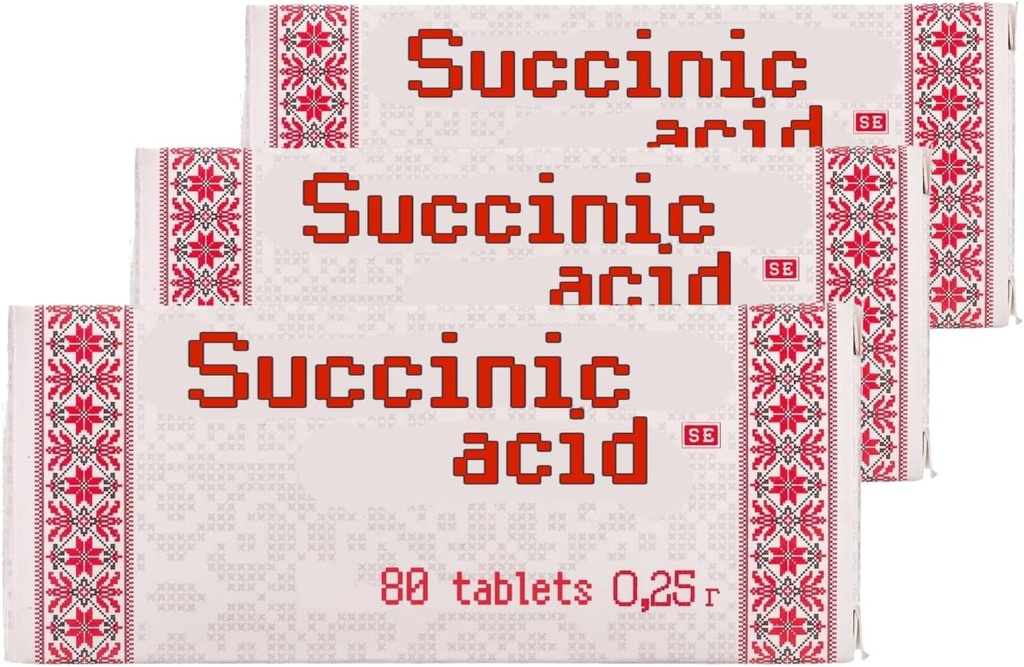 3 x Ηλεκτρικό οξύ Amber Acid 80 δισκία – Σύνολο 240 δισκίων