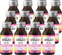 TEALONIC My Gut Mojo: Digest, Detox ποτά για καλύτερη πέψη, με βατόμουρο, Ginger, κανέλα, USDA-Certified, χωρίς ζάχαρη, χωρίς καφεΐνη ποτά, 12 μπουκάλια, κάθε ζυγίζοντας 2 Fl Oz