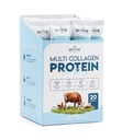 Multi Collagen Protein Powder Packets - Τύποι I, II, III, V & X - Hydrolyzed Grass Fed Bovine, Wild Capt Fish, & Free-Range Chicken & Eggshell Collagen. Μη ΓΤΟ, Χαλάλ, (10g κάθε, 20 πακέτα)
