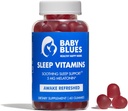 Baby Blues: Βιταμίνες ύπνου για μαμάδες - 5mg μελατονίνη Φράουλα Γεύση Gummies