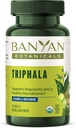 Banyan Botanicals Triphala Tablets - Βιολογικό συμπλήρωμα Triphala με Amla, Haritaki & Bibhitaki – Για Διέγερση, Αποβολή & Υγιεινή Μικροβιομήχανο* – 90 Δισκία – Μη ΓΤΟ Βιώσιμα Προελεύσει Vegan