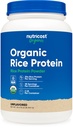 Nutricost Βιολογική σκόνη πρωτεΐνης ρυζιού (2 LB) - Χωρίς γλουτένη, μη ΓΤΟ (από καφέ ρύζι)
