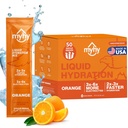 MyHy Liquid Hydration Packets, Electrolyte Drink Mix for Adults & Kids Hydration Support, Ahydration Relief for Travel, Εγκυμοσύνη, Καταλληλότητα, Bachelor & Bachelorette Party – Orange, 50 Count