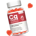 Υψηλή απορρόφηση CoQ10 Gummies 250 mg, Plus Omega-3, Βιταμίνη Β3 για Κυτταρική Ενέργεια, Εγκεφαλικό & Αντιοξειδωτικό, 5X Καλύτερη Απορρόφηση Συνένζυμο Q10 συμπλήρωμα, Βατόμουρο Γεύση - 60 Cts