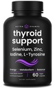 NutraChamps Thyroid Υποστήριξη & Adrenal Υποστήριξη συμπλήρωμα 2-σε-1 Φόρμουλα με Iodine & Ashwagandha για την ενέργεια, Μεταβολισμός, Εστίαση, Adrenal Κόπωση & Άγχος ανακούφιση, Cortisol Ισορροπία για τις γυναίκες & Men
