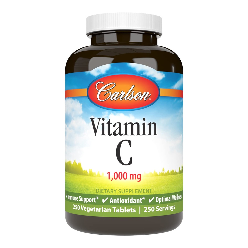 Carlson - Βιταμίνη C 1.000 mg, 250 Count