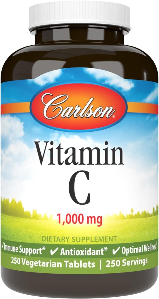 Carlson - Vitamin C 1,000 mg, 250 Count