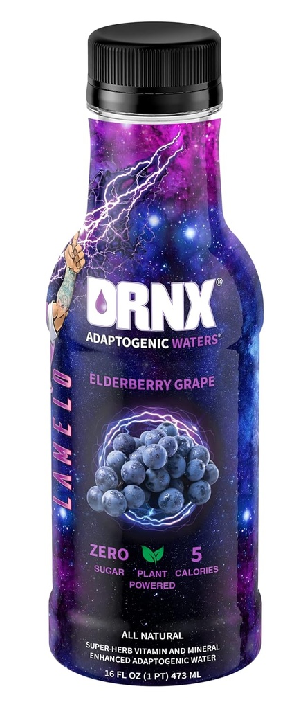 DRNX 12 Pack Adaptogenic Waters Complete Hydration Enhanced Beverage - Zero Sugar - 5 θερμίδες - Super Herbs, B & D Βιταμίνες, Αντιοξειδωτικά, Keto Friendly, All Natural (Variety Pack)