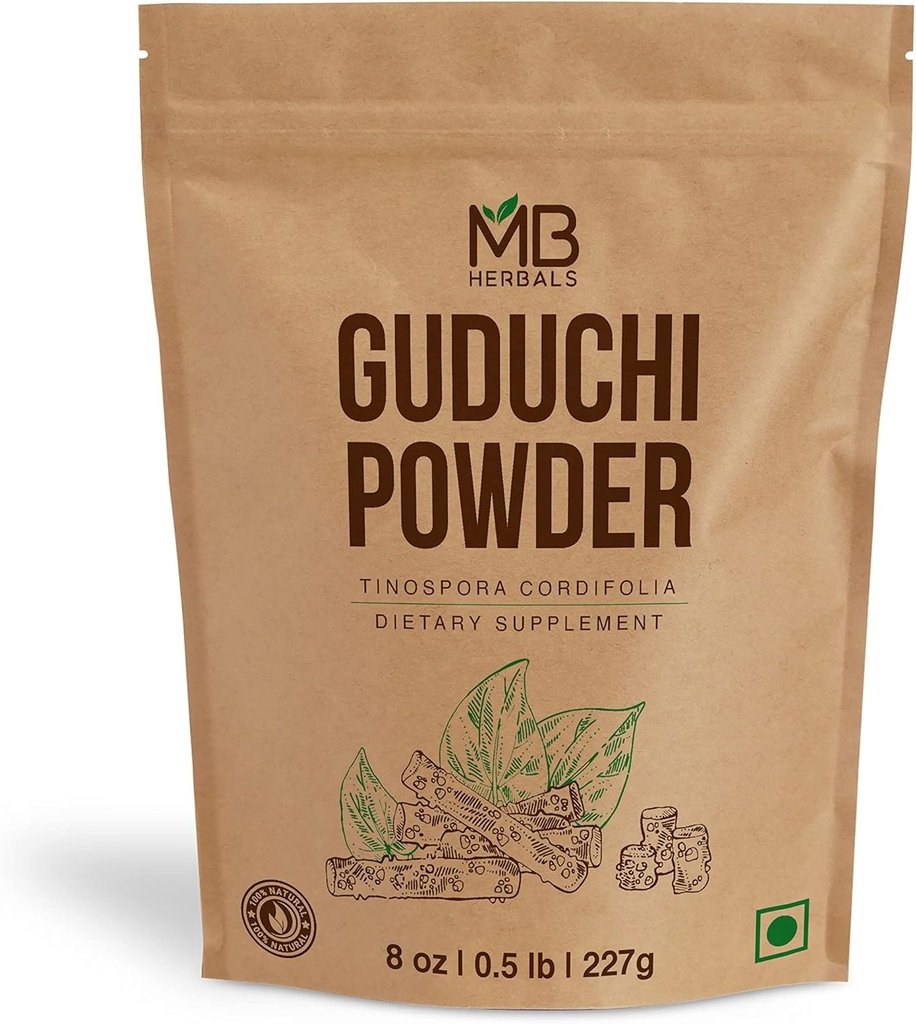 MB Herbals Guduchi Powder 8 oz / 0.5 LB (227 Gram) 