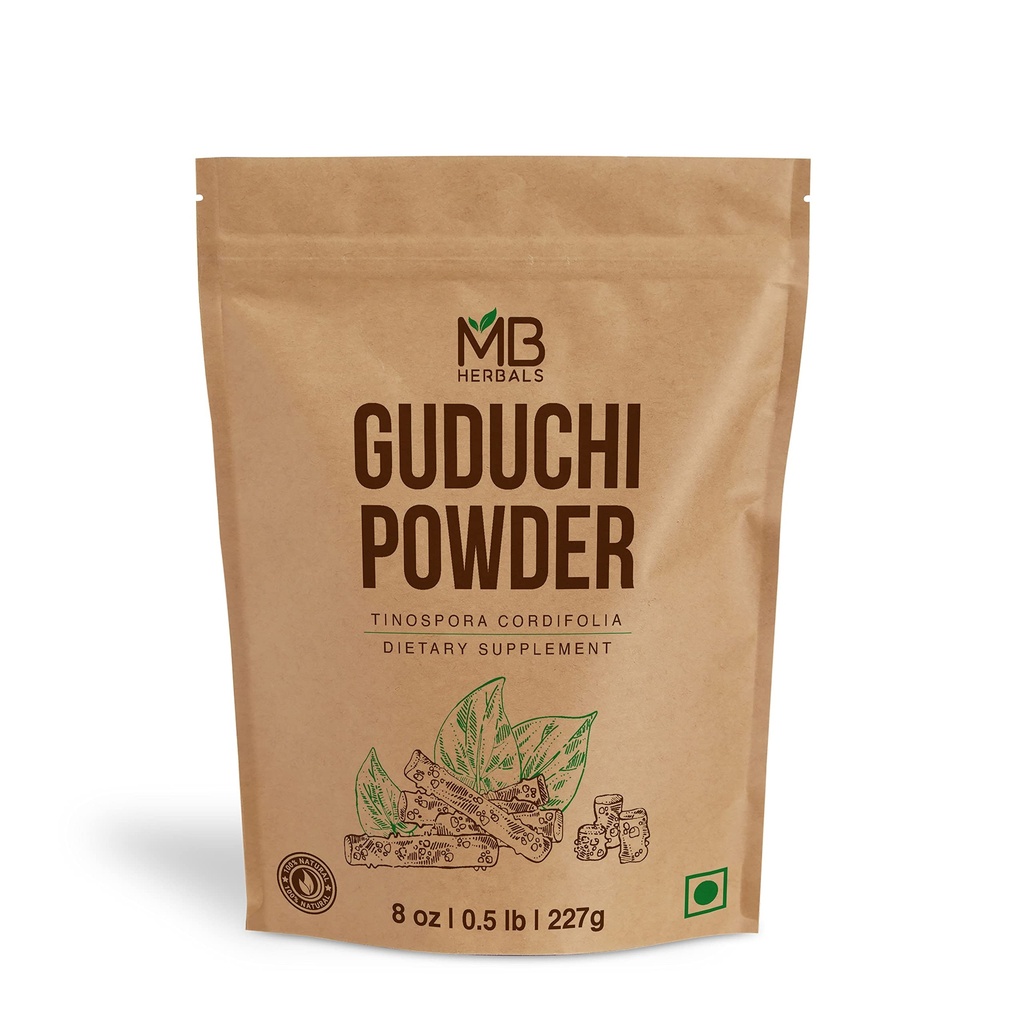 MB Herbals Guduchi Powder 8 oz / 0.5 LB (227 Gram) 