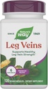Nature's Way Leg Veins, υποστηρίζει υγιής Vein Leg Strength*, 6-Herb Blend, με εκχύλισμα horse Chestnut, Dandelion, Gluten Free, 120 Vegan Κάψουλες (Packaging May Vary)