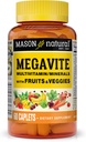 MASON ΦΥΣΙΚΗ Βιταμίνη Megavite Φρούτα και Veggies Mineral Formula, 60 Count