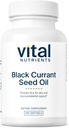 Vital Nutrients - Μαύρο Έλαιο Σπόρου φραγκοστάφυλου - Απαραίτητο Ω6 Λιπαρά Οξέα - Περιέχει Gamma Λινολενικό Οξύ (GLA) - Cartilage, Joint, and Nerve Function Support - 100 Softgels per bottle