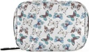 Naanle Blue Butterfly 7 Day Pill Υπόθεση Οργανωτής Ταξιδιών με Zipper Τσάντα - Φορητή Εβδομαδιαία Θήκη - Συμπαγές μέγεθος για τον κάτοχο συμπλήρωμα βιταμίνης