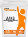BulkSupplements.com AAKG Powder - Arginine AKG Supplement, Nitric Oxide Supplement, Unflavored & Gluten Free, 2.5g per Serving, 100g (3.5 oz) (Pack of 1)