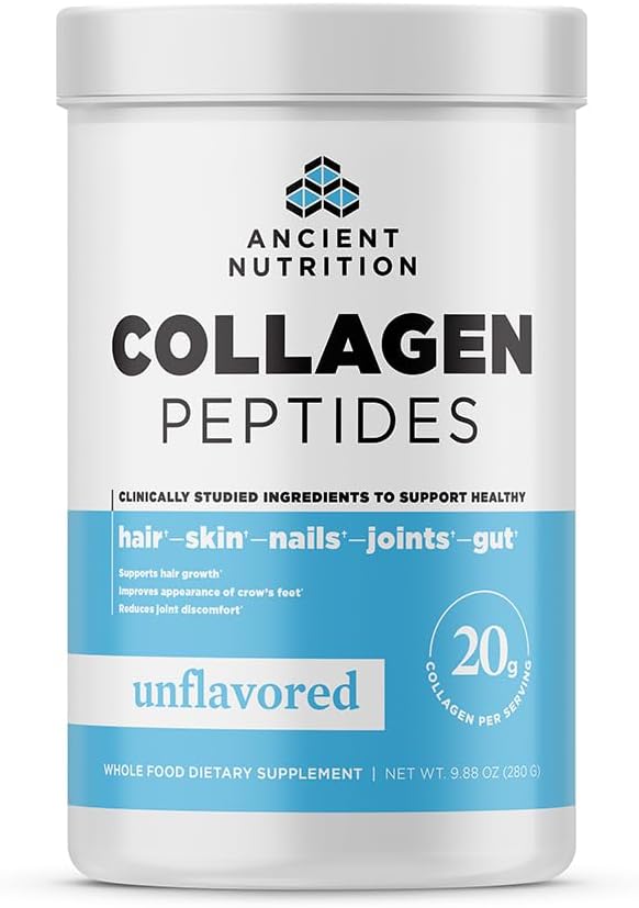 Ancient Nutrition Unflavored Collagen Peptides, 9.88 OZ