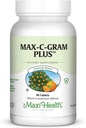 Maxi Health Vitamin C 1050mg – Σύμπλεγμα Buffered C με Ασκορβικό Ασβέστιο & Βιοφλαβονοειδή – Συμπλήρωμα Ανοσολογικής Υποστήριξης, Μη Αρωματικό, Απαλό στο στομάχι, Σταδιακή απελευθέρωση – 90 Δισκία
