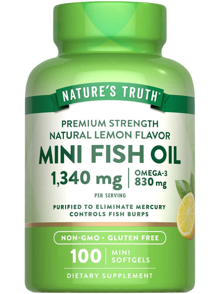 Nature's Truth Mini Fish Oil Omega 3 