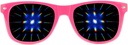GloFX Ultimate Diffraction Glasses - Pink - 3D Prism Rainbow Effect - Great Edm, Festival, Concert, Fireworks, Christmas Lights, and Rave Accessory - Pink Frames
