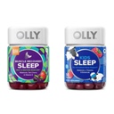 OLLY μυών αποκατάστασης ύπνου Gummies με Tart Cherry, 40 Count and Kids sleep Gummy με μελατονίνη, χαμομήλι, 50 Count