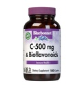Bluebonnet Nutrition C- 500 mg Plus Bioflavonoids, Vitamin C 500 mg, Citrus Bioflavonoids 250 mg, για την Ανοσολογική Υγεία, Χωρίς Σόγια, Χωρίς Γλουτένη, Μη ΓΤΟ, Kosher, Χωρίς Γαλακτοκομικά, Vegan, 180 Caplets