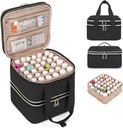 Yarwo Pill Bottle Organizer Αποθήκευση Τσάντα, 3 Layers Ιατρική Περίπτωση Ταξιδιών Κενή με Αποσυναρμολογήσιμο Σχεδιασμός και Διαιρέτες για Χάπια, Potions, Βιταμίνες και προμήθειες πρώτων βοηθειών έκτακτης ανάγκης, Μαύρο (PATENT DESIGN)