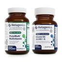 Metagenics Bundle - PhytoMulti & D3 10.000 + K - 60 Κάψουλες PhytoMulti για άνδρες & γυναίκες - 60 Softgels D3 10.000 + K για ανοσοποιητική υποστήριξη, υγεία των οστών & υγεία της καρδιάς