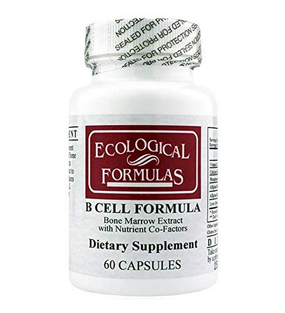 Οικολογικές Φόρμουλες B Cell Formula, White, 60 Count