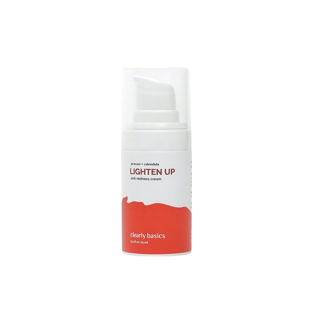Clearly Basics Lighten Up Redness Rescue Cream, Relieves Itchy and Irritated Skin, formulated for Hyper-Sensitive Skin with Chamomile, Calendula and Bisabolol extracts, 15 ml