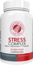 Ασημί Fern Stress Complex Supplement - με καφεΐνη - Ύπνος, ανησυχία, διάθεση και πολλά άλλα - με Saffron Συμπληρώματα, L-θεανίνη Συμπλήρωμα, και Myo-ινοσιτόλη - Natural Stress Relief Συμπληρώματα - 30 Services