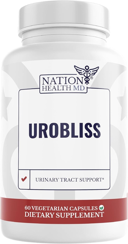 UroBliss Formula for Urinary Tract Support - D Mannose 1000mg Κάψουλες με Cranberry Extract για Γυναικεία Φροντίδα και UTI-Υγεία, 60 Κάψουλες