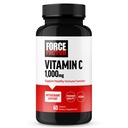 FORCE FACTOR Vitamin C 1000mg συμπλήρωμα ανοσοποίησης, συμπλήρωμα βιταμίνης C Ανοσία Βιταμίνες Plus Αντιοξειδωτική υποστήριξη, Premium ποιότητα, Vegan, 60 δισκία βιταμίνης C