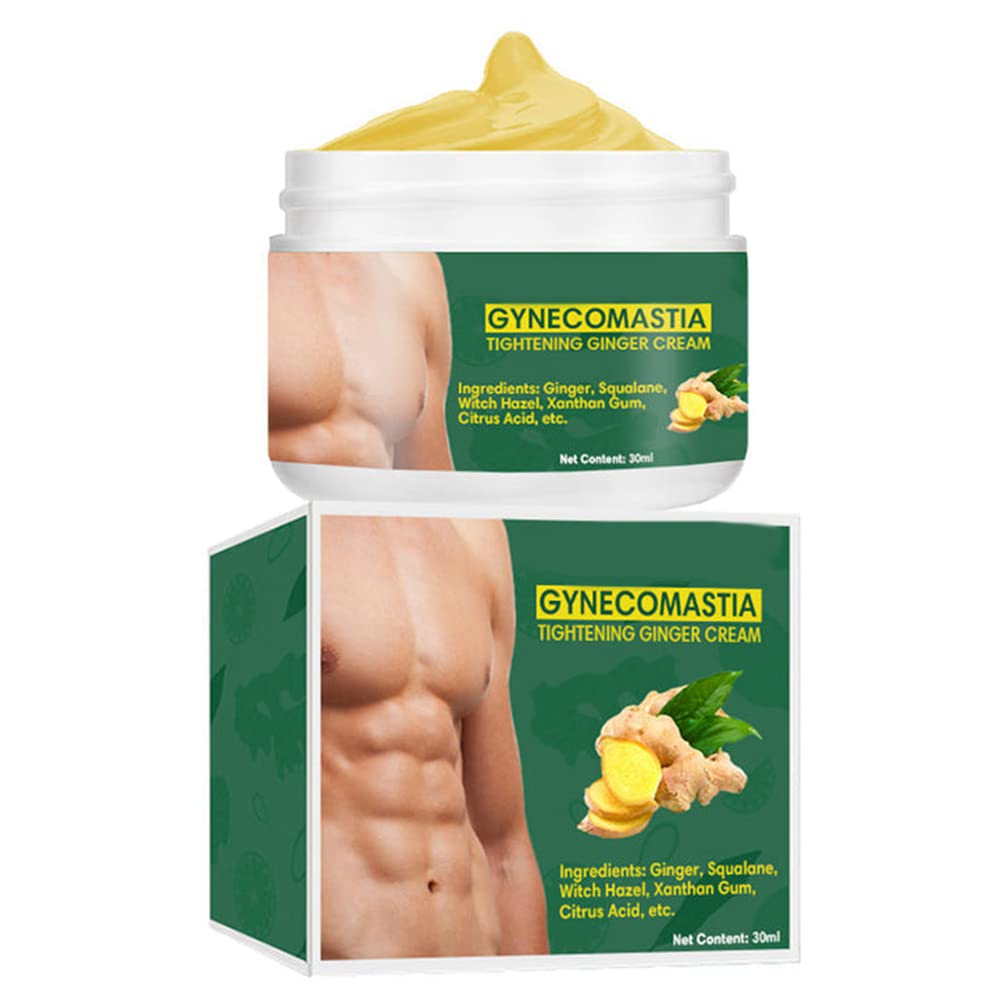 ikasus Ισχυρή γυναικομαστία Σύσφιξη Ginger Cream, Σύσφιξη Cellulite Cream Βελτιώνει την ελαστικότητα, Ginger καίγοντας λίπη για το σταθερό σχήμα στήθος για τους άνδρες