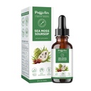 PUFFIAIR Soursop (Graviola) & Sea Moss Liquid Drop for Cell Support & Regeneration, Immune Boost, Relax, Liver and Sleep, Herbal Extract, Sugar/Gluten Free, Natural Flavor, 2 Fl Oz/60ml
