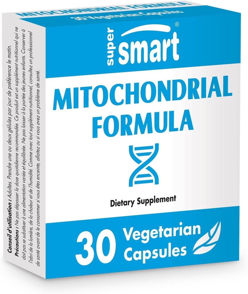 SuperSmart - Μιτοχονδριακή Φόρμουλα (Advanced Formula) - με PQQ, R-Lipoic Acid, Acetyl-L-Carnitine - Μιτοχονδριακό Συμπλήρωμα 